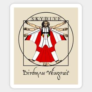 Mod.1 Wingsuit Birdman Skydiving Sticker